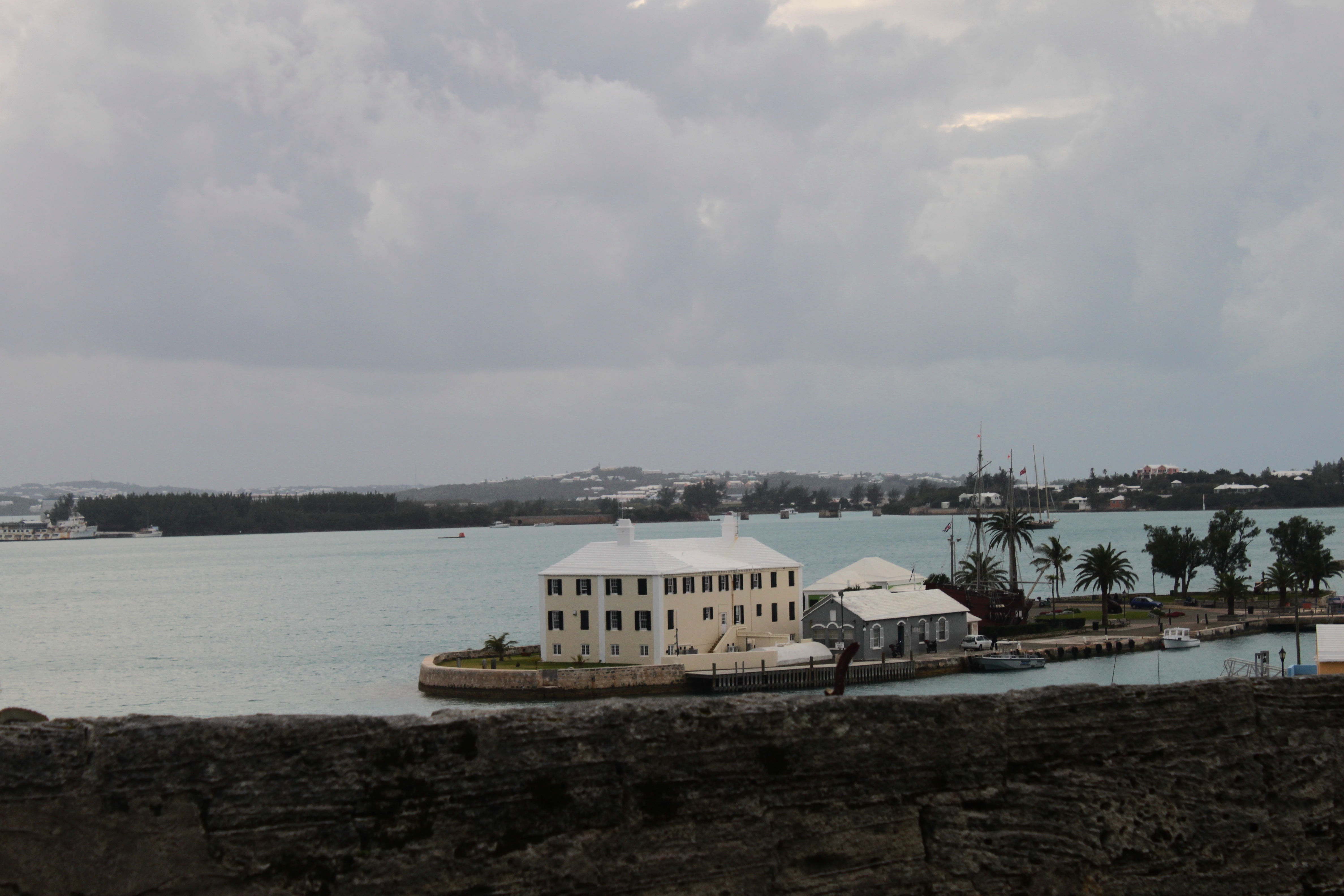 View to St. George's Harbour and the Deliverance ship