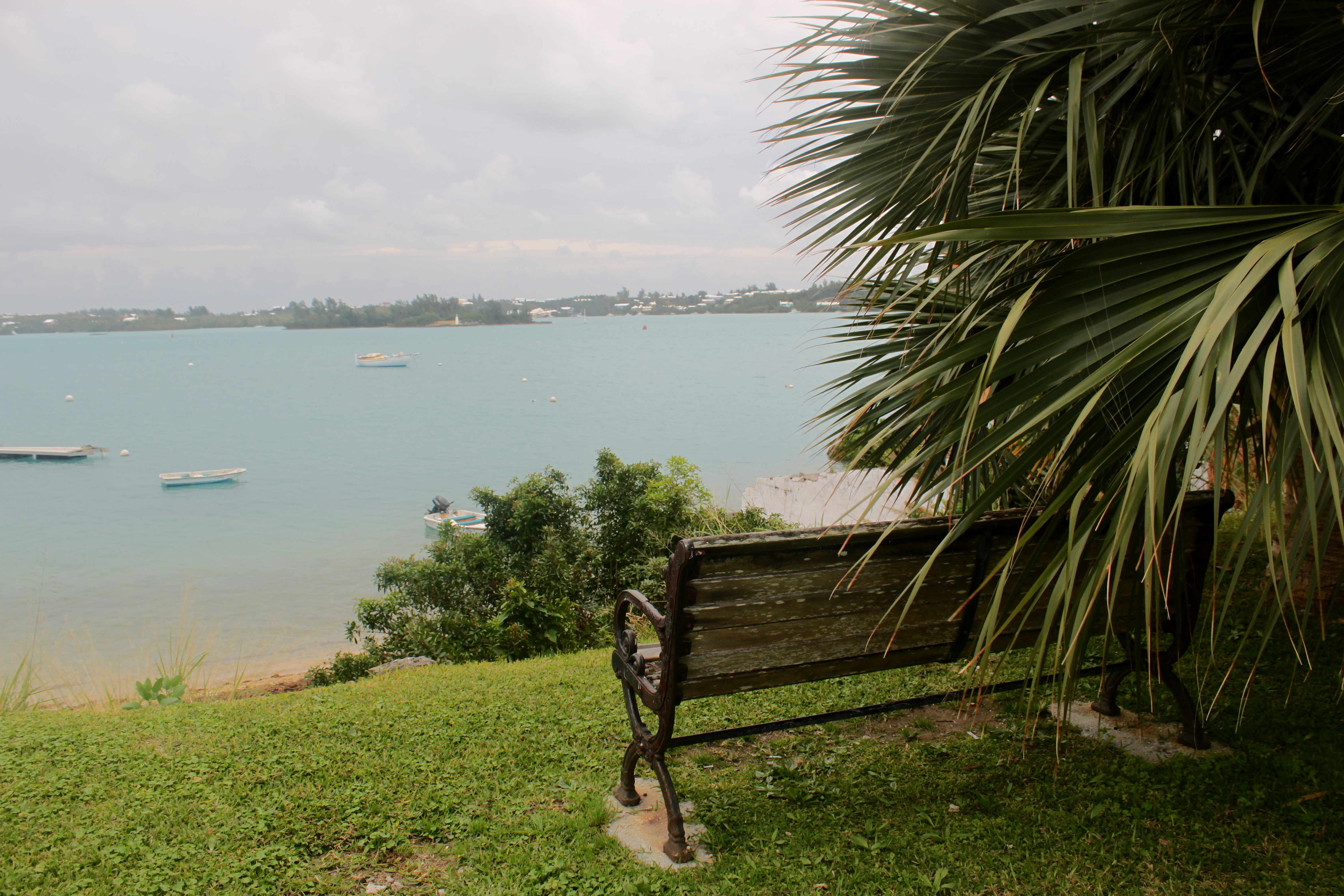 Bench with view to St. George's Harbour
