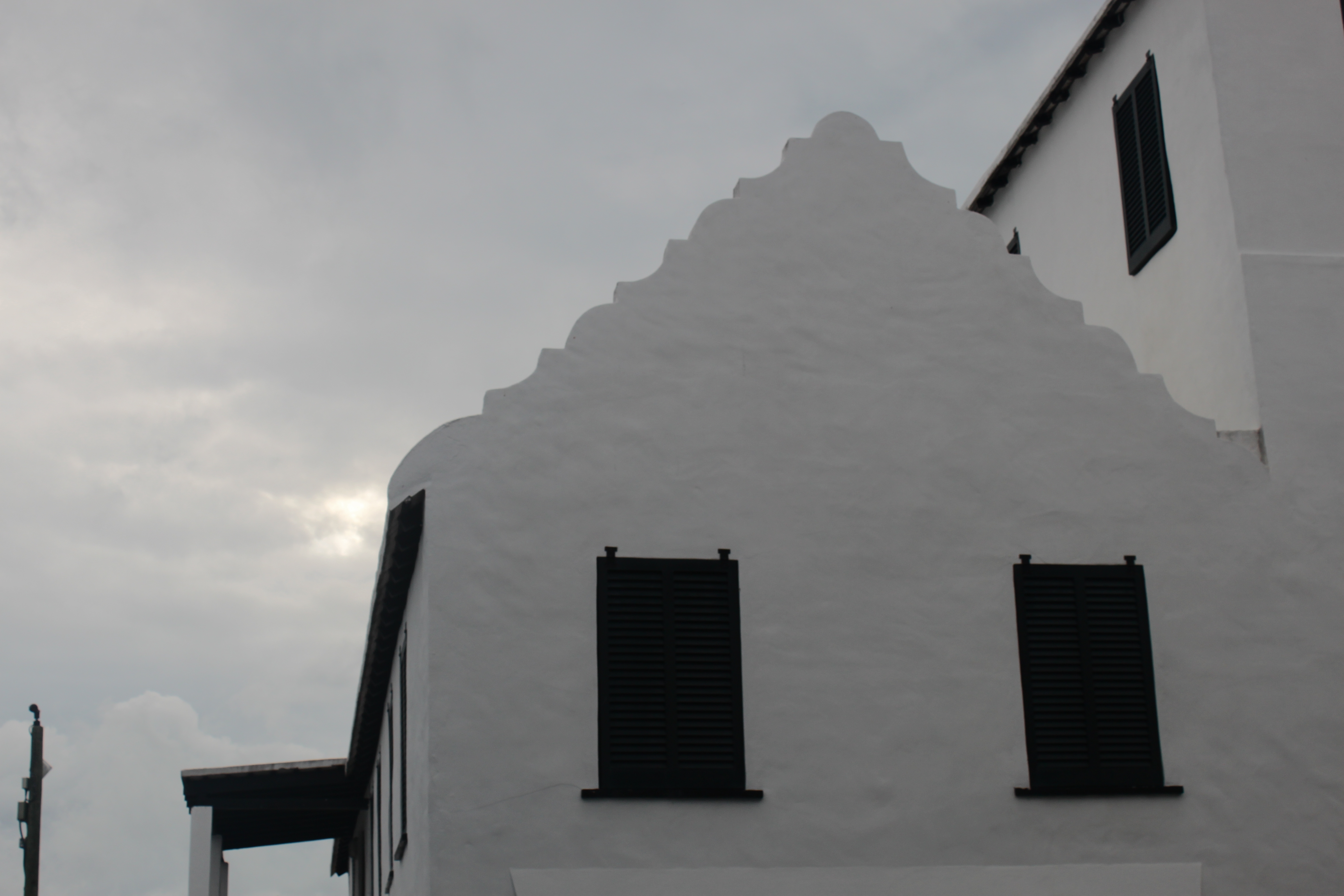 Roof of a house in St. George's